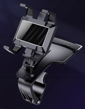 Держатель для телефона на приборной панели с зажимом