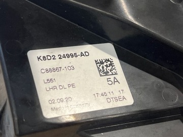 ZADNÍ LEVÝ MECHANIZMUS ZÁMKU DVEŘE K8D224995AD N/S K8D224995