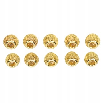 10шт металлические полые бусины для бороды Quick