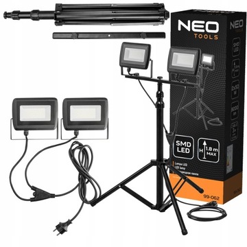 NEO REFLEKTOR PODWÓJNY 2X50W SMD LED 9000LM 99-062