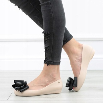 3x KOKARDKA MELISKI Balerinki PACHNĄCE B BEŻOWE 38