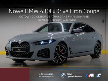BMW Seria 4 G22-23-26 Coupe 2.0 430i 245KM 2025 BMW Seria 4 30i xDrive Gran Coupe 245 KM - Kamera 360 - Adaptacyjne LEDy -