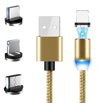 Магнитный USB-кабель MICRO, USB C, зарядка IPHONE