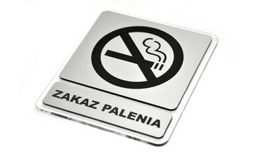 Piktogram, ZAKAZ PALENIA I INNE, EXTRA TABLICZKA