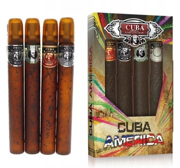 CUBA AMERICA 4X35ML zestaw męski