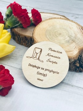 СПАСИБО МАГНИТ ДЛЯ ГОСТЕЙ СВЯТОЕ ПРИЧАСТЬЕ КРЕЩЕНИЕ ГОДОВАЯ СВАДЬБА