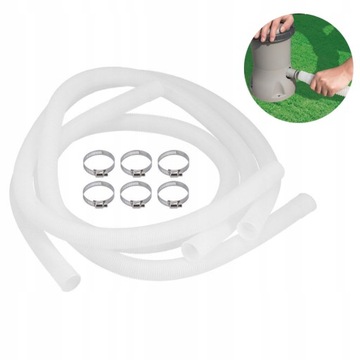 WĄŻ WYMIENNY DO POMPY BASENOWEJ 140CM 32MM 3SZT