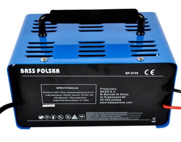 PROSTOWNIK Z ROZRUCHEM 6V/12V 120Ah ROZRUCH 75A