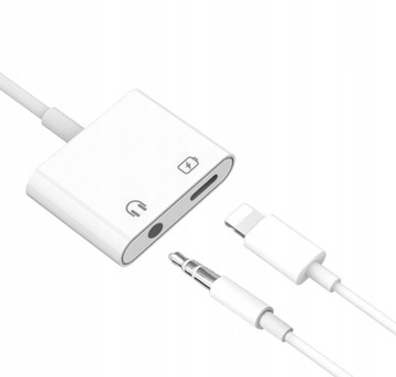 АДАПТЕР LIGHTNING MINI JACK КАБЕЛЬ 3,5 ММ ДЛЯ IPHONE 11 12 13 14