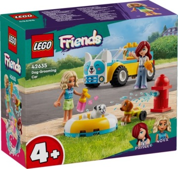 LEGO ПОДАРОК ​​для детей 4–5 лет FRIENDS 42635 Машинка для стрижки собак +