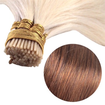 WŁOSY DOCZEPIANE Naturalne PASEMKA 50 CM RINGI #4