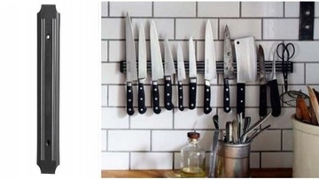 ДЕРЖАТЕЛЬ МАГНИТНОЙ ПОЛОСКИ ДЛЯ НОЖЕЙ И НОЖНИЦ