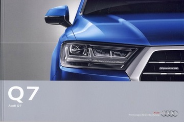 Audi Q7 prospekt model 2016 polski