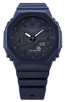 Granatowy damski zegarek sportowy na pasku Casio G-Shock GMA-S2100BA GRAWER