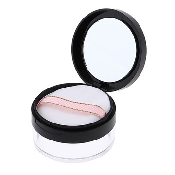 1x пустая коробка для пудры в пустом тальке