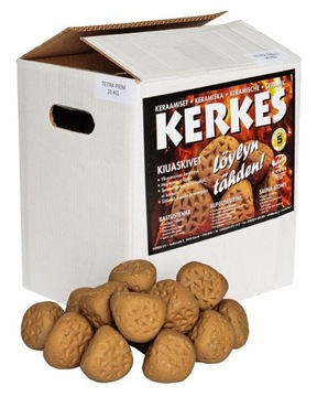 Ceramiczne kamienie do sauny Kerkes - Tetra Small - 20 kg