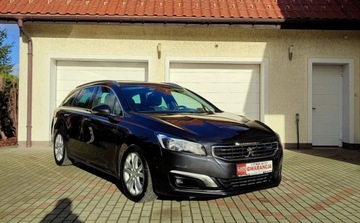 Peugeot 508 I SW Facelifting 2.0 BlueHDi 150KM 2015 Peugeot 508 Poliftowy LEDY Zadbany Serwisowany SKORY Kamerka GPS Head Up, zdjęcie 15