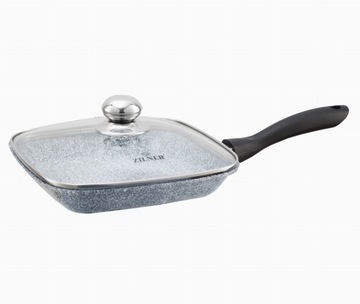 PATELNIA GRILL 28CM MARMUROWA ZILNER STONETEC 7068