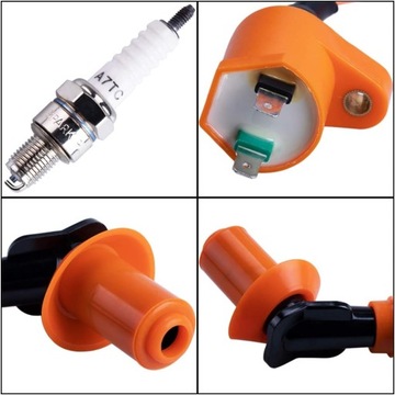 СВЕЧА МОДУЛЯ ЗАЖИГАНИЯ КАТУШКА СКУТЕР 4T GY6 50CC 125CC 150CC КОМПЛЕКТ