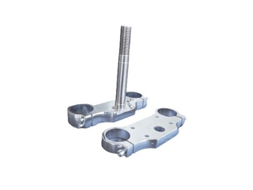 Półka zawieszenia cross 125, 250 KOMPLET srebrna