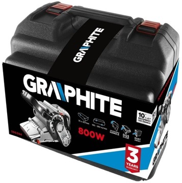 SZLIFIERKA TAŚMOWA Graphite 59G394 800W +WALIZKA