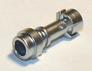 Lego rękojeść miecza świetl, srebrny metalik 64567