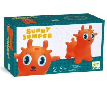 Djeco SUNNY JUMPER істотка для стрибків 4 тримачі для дітей 2 до 5 років