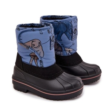 Зимові чоботи дитячі на липучці LEE COOPER LCJ-25-10-3774 сині 26