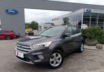 Ford Kuga II SUV Facelifting 2.0 TDCi 150KM 2017 Ford Kuga 2.0 TDCi 150KM 4x4 Automat Titanium Serwisowany P. Zima HAK Gwar, zdjęcie 1