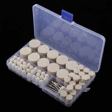 110 насадок для шлифовки и полировки шерстяного фетра.