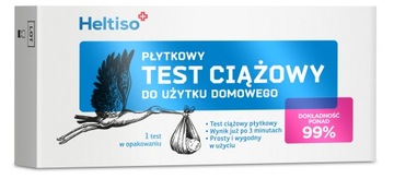 HELTISO TEST CIĄŻOWY PŁYTKOWY DO UŻYTKU DOMOWEGO