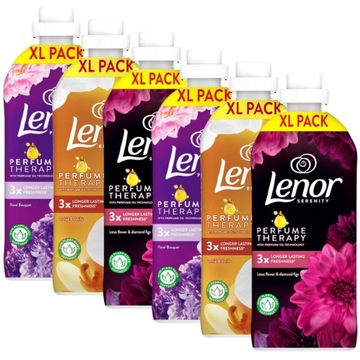 LENOR zestaw 6x perfumowany płyn do płukania tkanin Perfume Therapy MIX