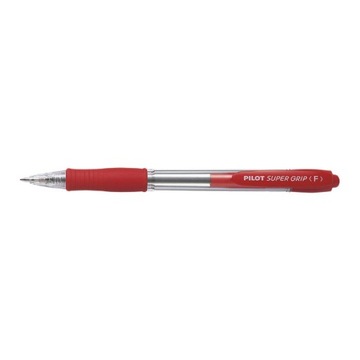 Długopis automatyczny PILOT SUPER GRIP czerwony