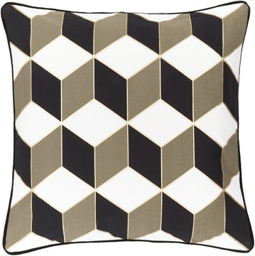 Westwing Poszewka na poduszkę Geometryczna 45x45cm