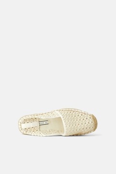 ZARA NOWE ESPADRYLE BUTY Z PLECIONKI 40