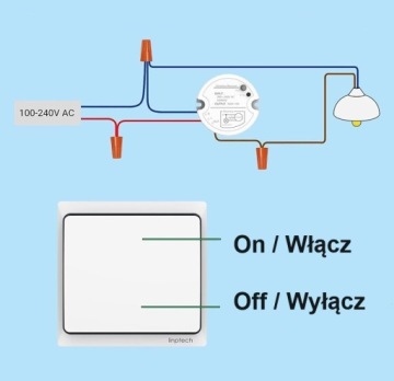 Комплект Linptech - модуль R2 и беспроводная кнопка K4R - AppFree