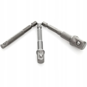 ПЕРЕХОДНИКИ РЕДУКЦИИ НАСАДКИ ДЛЯ ОТВЕРТОК 1/4 3/8 1/2