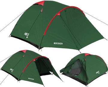 NAMIOT TURYSTYCZNY 3 OSOBOWY RODZINNY Z MOSKITIERĄ TROPIK WODOODPORNY