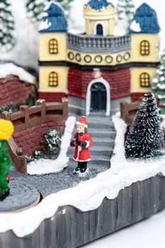 Светодиодная рождественская деревня