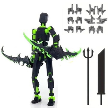 T 13 Figura Akcji Figurki Złącze Ruchome Zabawki DIY Robot Lalka Model