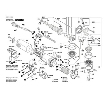 Регулятор скорости BOSCH GWS1400 800 шлифовальная машина