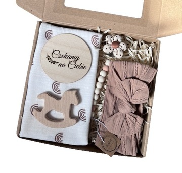 Baby Box dla noworodka Baby shower prezent dla niemowlaka Gift Box