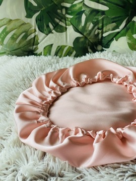 Шелковая шапочка Plopping OMO Светло-розовая