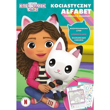Koci Domek Gabi. Kociastyczny alfabet KSIĄŻKA DO NAUKI PISANIA KOCI DOMEK