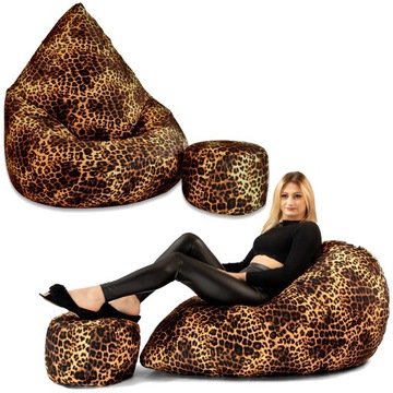 PUFA WOREK SAKO XXXXL + GRATIS |MEGA FOTEL PUFY