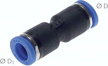 Złączka prosta wtykowa 12x10 redukcja fi12 fi10 mm