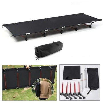 СКЛАДНАЯ ТУРИСТИЧЕСКАЯ ПОХОДНАЯ КРОВАТЬ + ЧЕХОЛ МАКС. 150 КГ