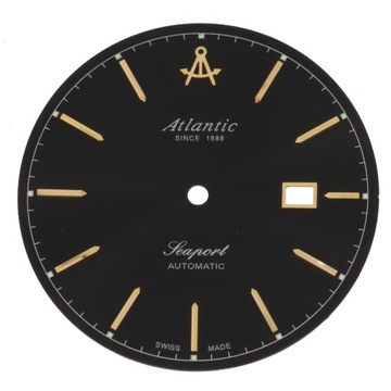 ORYGINALNA TARCZA CYFERBLAT ATLANTIC 5675 CZARNA
