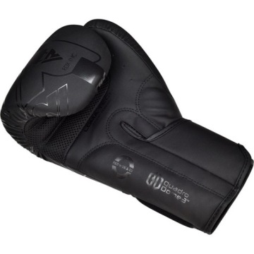 Боксерские перчатки для кикбоксинга MMA RDX F6 KARA, 16 унций, черные