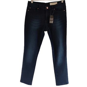 40/42 ESMARA jeansy skinny fit denim klasyczne rurki granatowe stretch